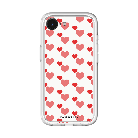 Premium Panel［ Stripe Hearts - Red ］