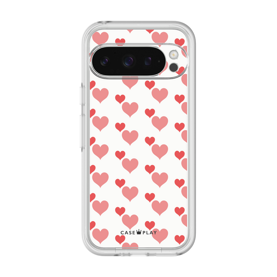 Premium Panel［ Stripe Hearts - Red ］