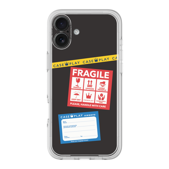 Premium Panel［ FRAGILE Stickers - Black ］