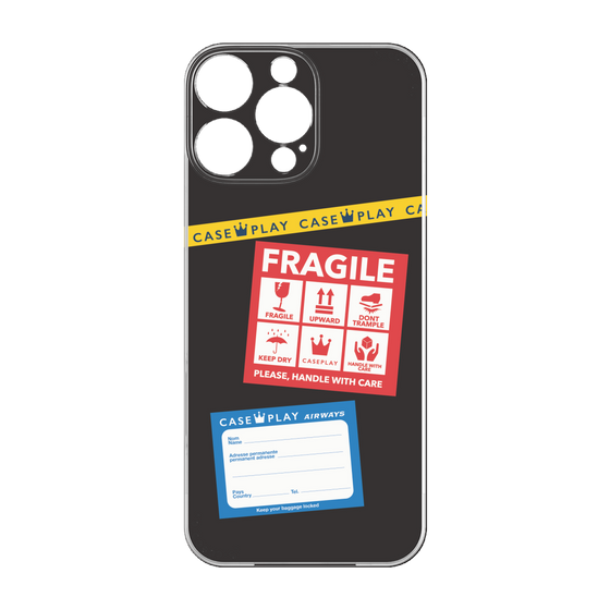 Premium Panel［ FRAGILE Stickers - Black ］