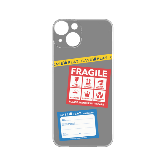 Premium Panel［ FRAGILE Stickers - Gray ］