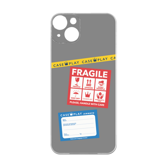 Premium Panel［ FRAGILE Stickers - Gray ］