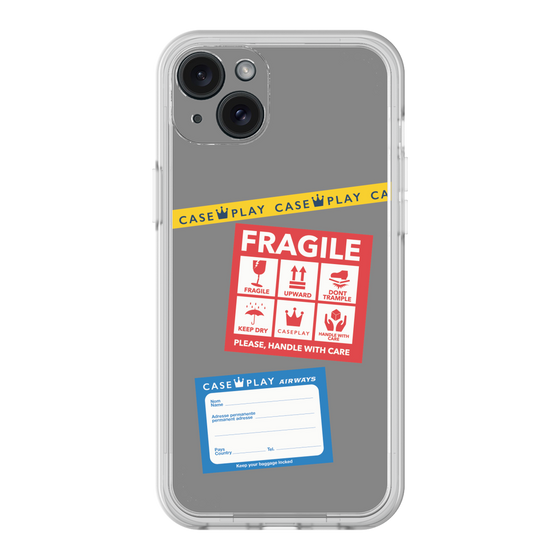 Premium Panel［ FRAGILE Stickers - Gray ］