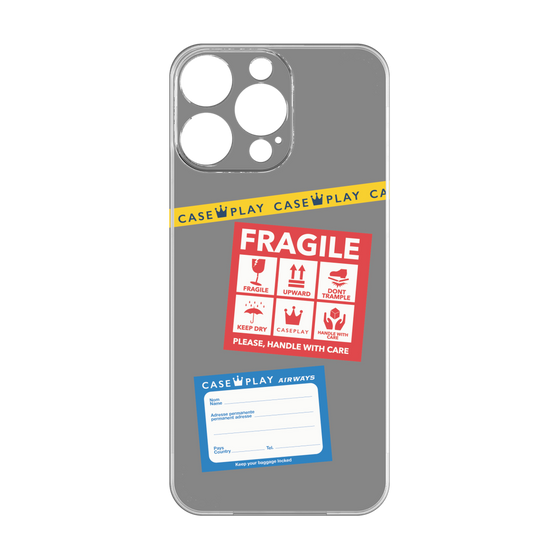 Premium Panel［ FRAGILE Stickers - Gray ］