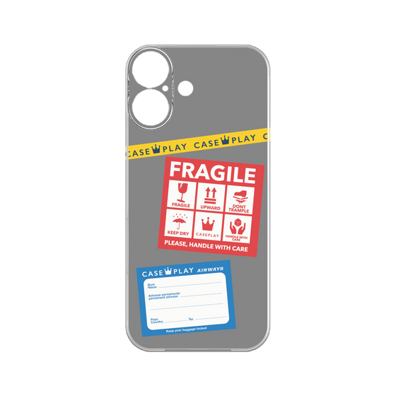 Premium Panel［ FRAGILE Stickers - Gray ］