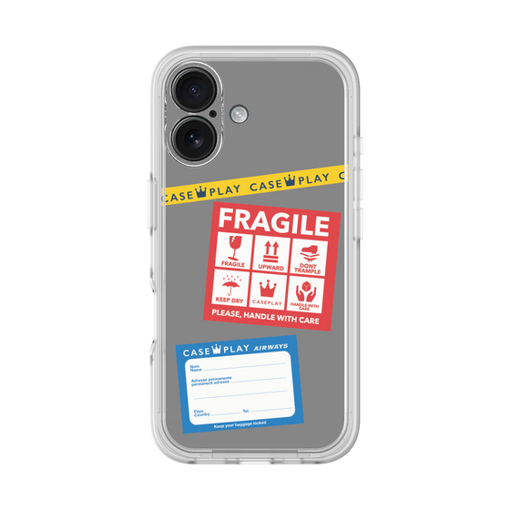 Premium Panel［ FRAGILE Stickers - Gray ］