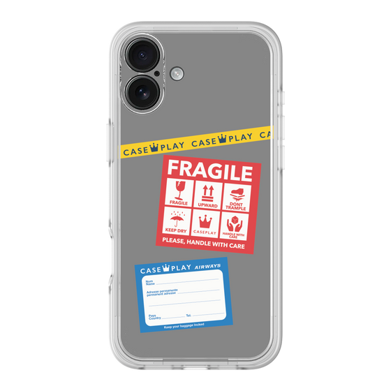 Premium Panel［ FRAGILE Stickers - Gray ］