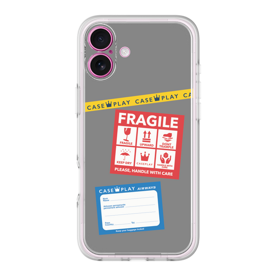 Premium Panel［ FRAGILE Stickers - Gray ］