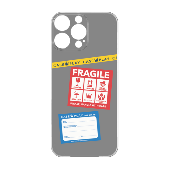Premium Panel［ FRAGILE Stickers - Gray ］