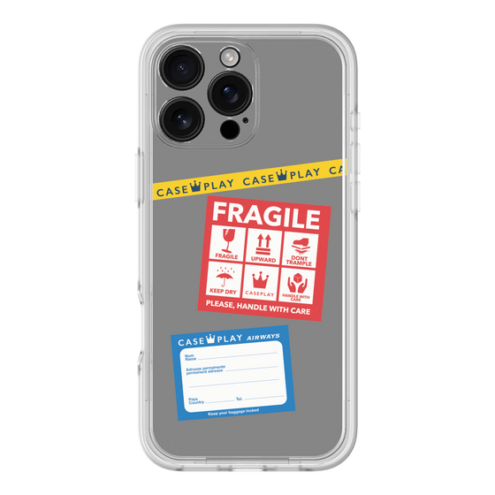 Premium Panel［ FRAGILE Stickers - Gray ］