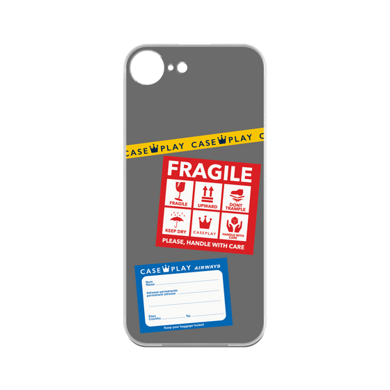Premium Panel［ FRAGILE Stickers - Gray ］