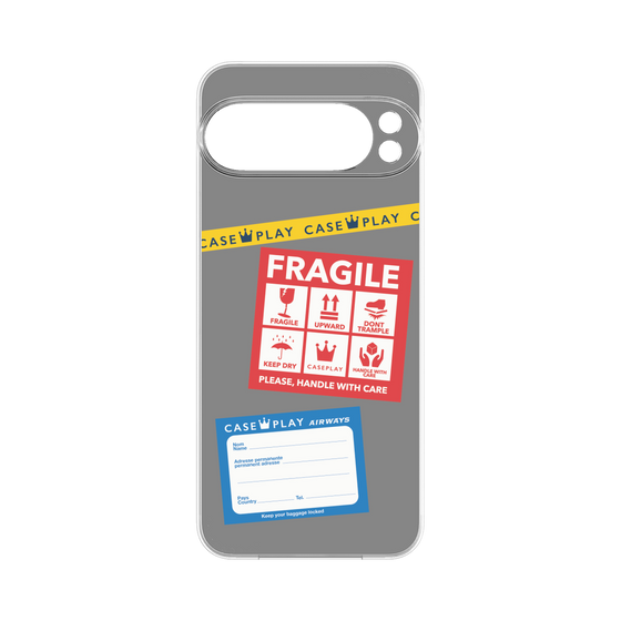 Premium Panel［ FRAGILE Stickers - Gray ］