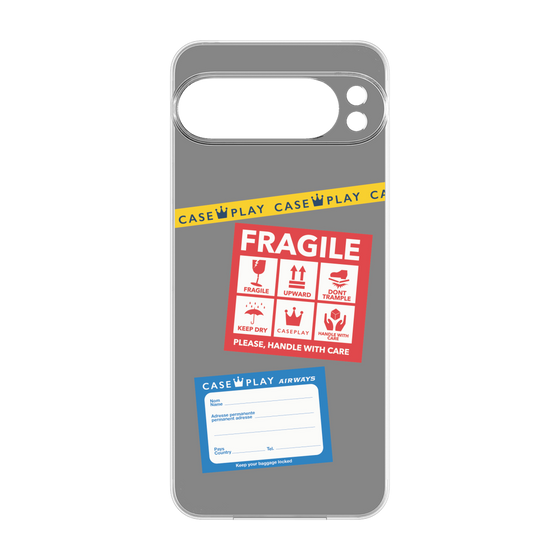 Premium Panel［ FRAGILE Stickers - Gray ］