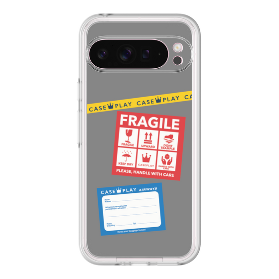 Premium Panel［ FRAGILE Stickers - Gray ］