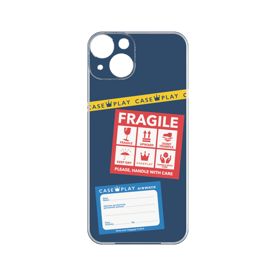 Premium Panel［ FRAGILE Stickers - Navy ］