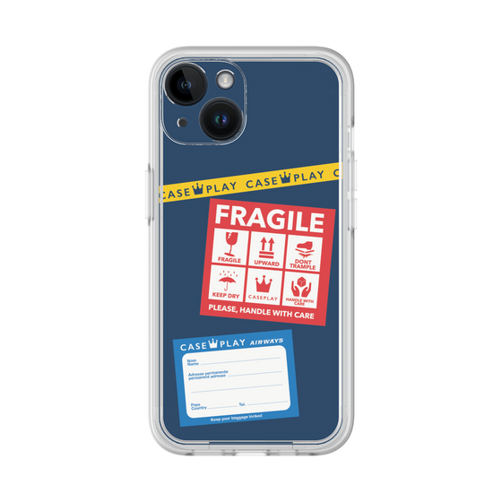 Premium Panel［ FRAGILE Stickers - Navy ］