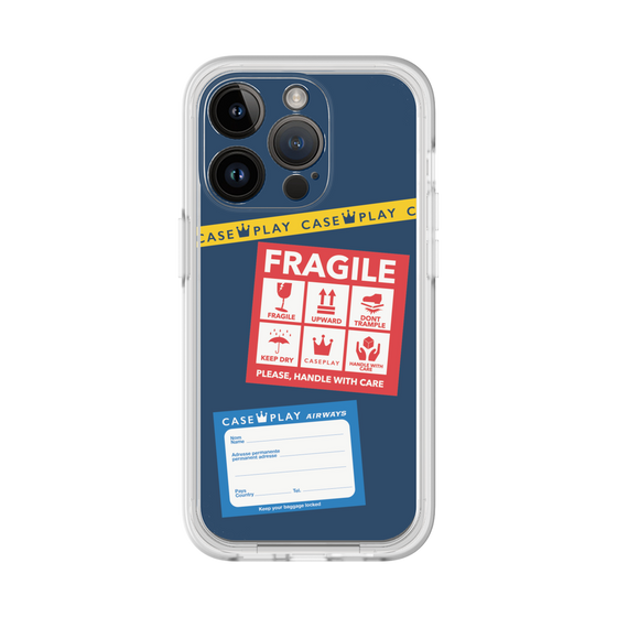 Premium Panel［ FRAGILE Stickers - Navy ］