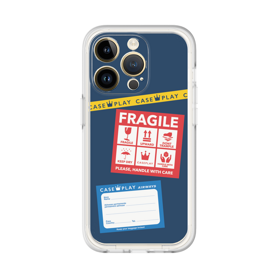 Premium Panel［ FRAGILE Stickers - Navy ］