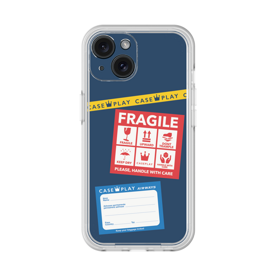 Premium Panel［ FRAGILE Stickers - Navy ］