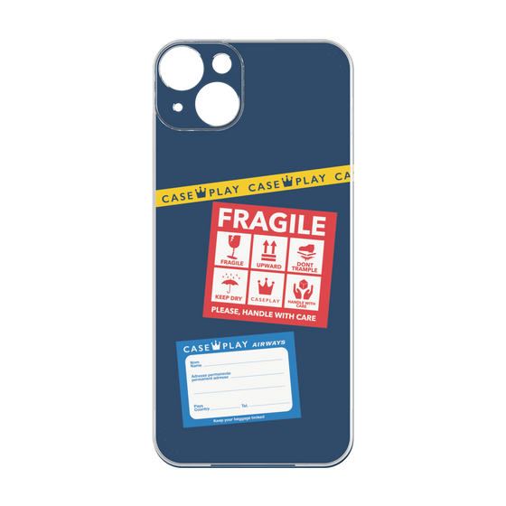 Premium Panel［ FRAGILE Stickers - Navy ］