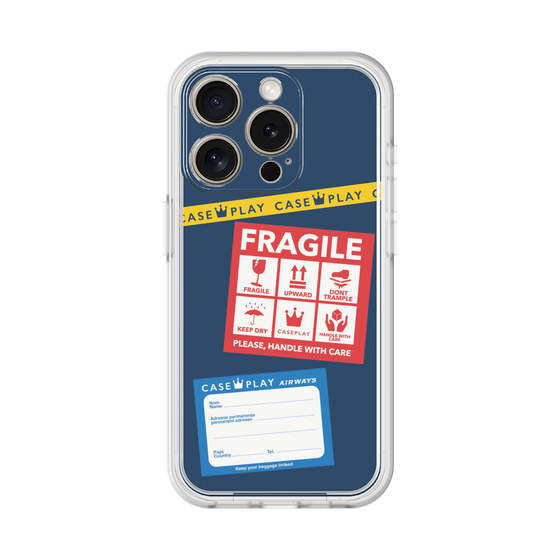 Premium Panel［ FRAGILE Stickers - Navy ］