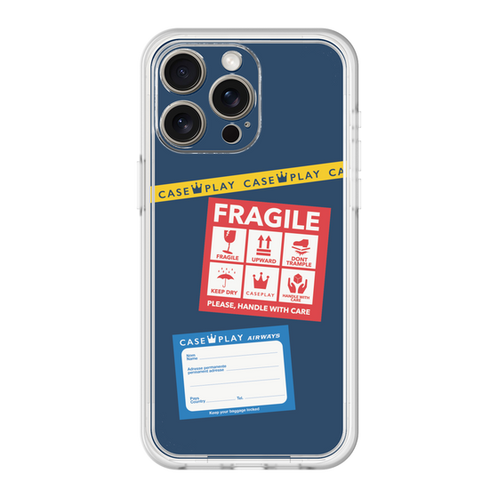 Premium Panel［ FRAGILE Stickers - Navy ］