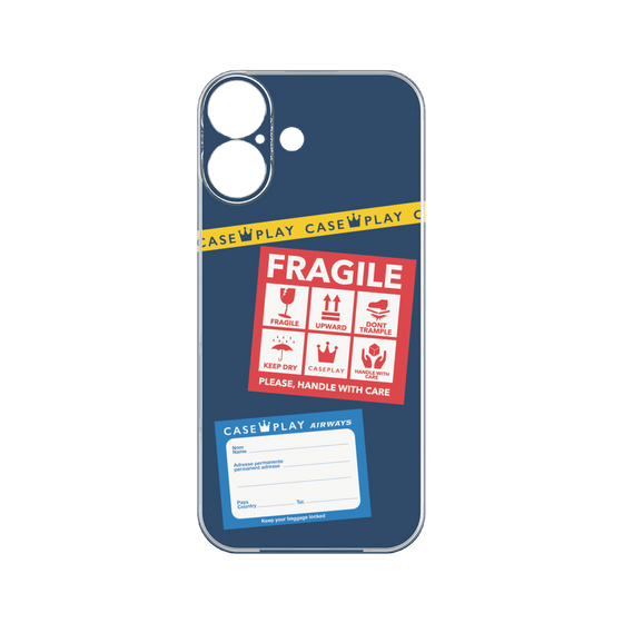 Premium Panel［ FRAGILE Stickers - Navy ］