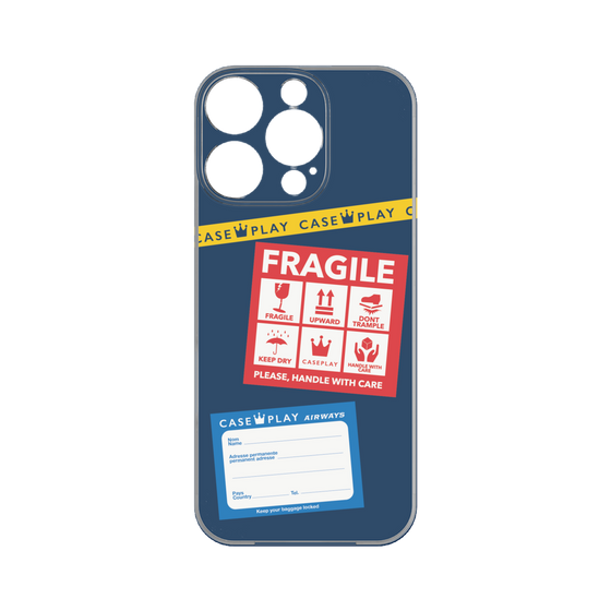 Premium Panel［ FRAGILE Stickers - Navy ］