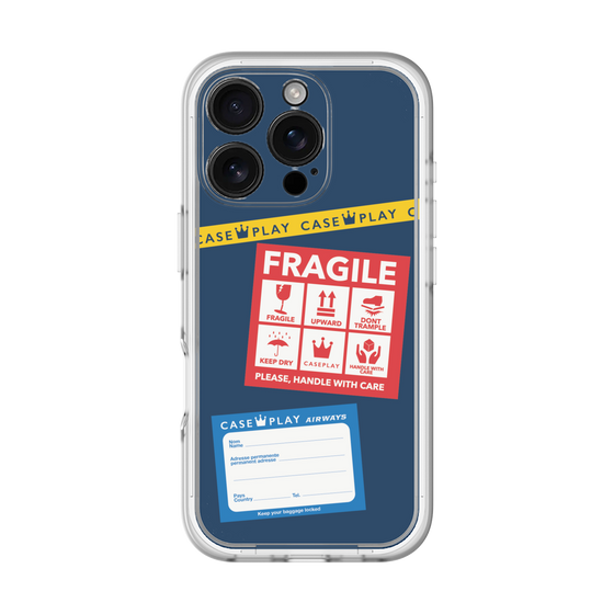 Premium Panel［ FRAGILE Stickers - Navy ］