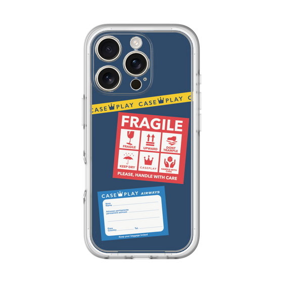 Premium Panel［ FRAGILE Stickers - Navy ］