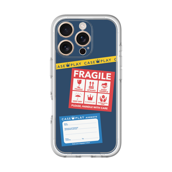 Premium Panel［ FRAGILE Stickers - Navy ］