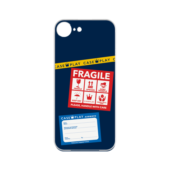 Premium Panel［ FRAGILE Stickers - Navy ］
