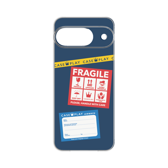 Premium Panel［ FRAGILE Stickers - Navy ］