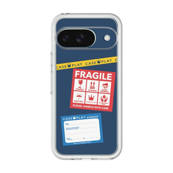 Premium Panel［ FRAGILE Stickers - Navy ］