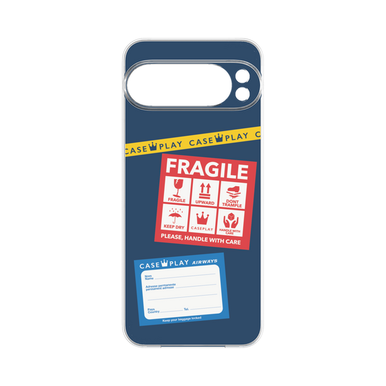 Premium Panel［ FRAGILE Stickers - Navy ］