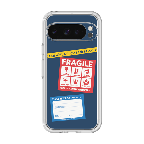 Premium Panel［ FRAGILE Stickers - Navy ］