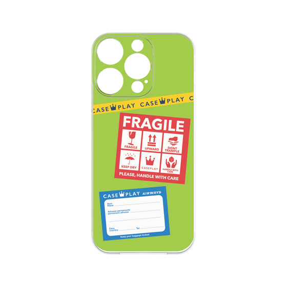 Premium Panel［ FRAGILE Stickers - Green ］