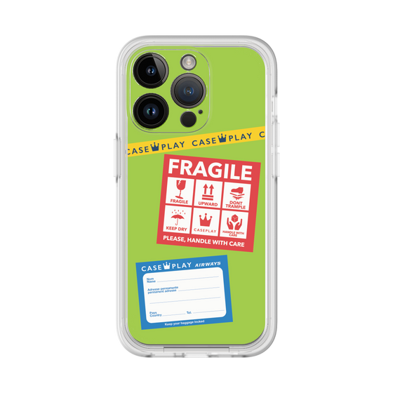 Premium Panel［ FRAGILE Stickers - Green ］