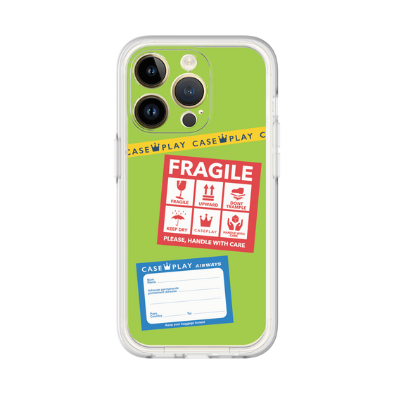 Premium Panel［ FRAGILE Stickers - Green ］