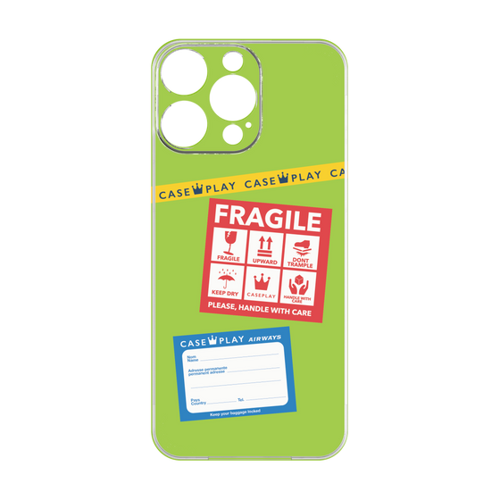 Premium Panel［ FRAGILE Stickers - Green ］
