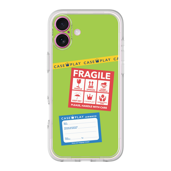 Premium Panel［ FRAGILE Stickers - Green ］