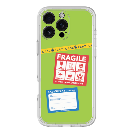 Premium Panel［ FRAGILE Stickers - Green ］