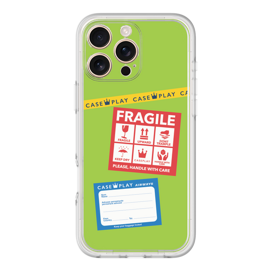 Premium Panel［ FRAGILE Stickers - Green ］