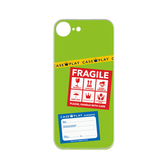 Premium Panel［ FRAGILE Stickers - Green ］