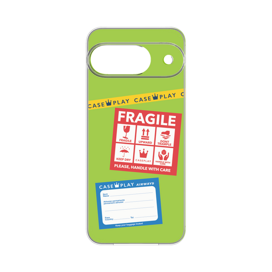 Premium Panel［ FRAGILE Stickers - Green ］