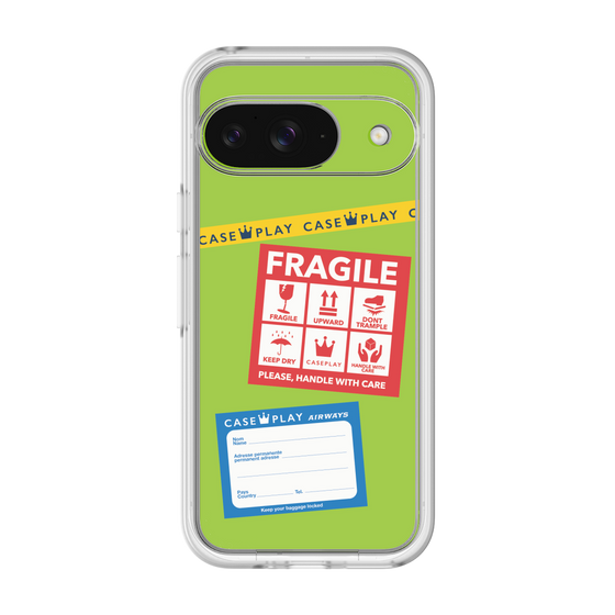 Premium Panel［ FRAGILE Stickers - Green ］