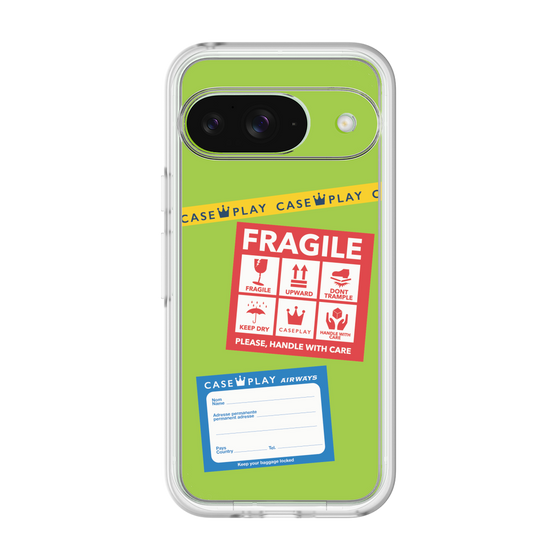 Premium Panel［ FRAGILE Stickers - Green ］