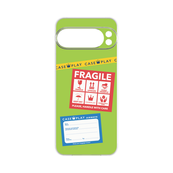 Premium Panel［ FRAGILE Stickers - Green ］