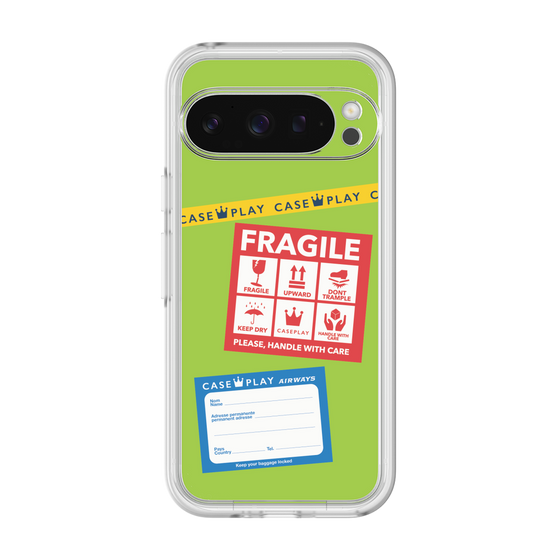 Premium Panel［ FRAGILE Stickers - Green ］