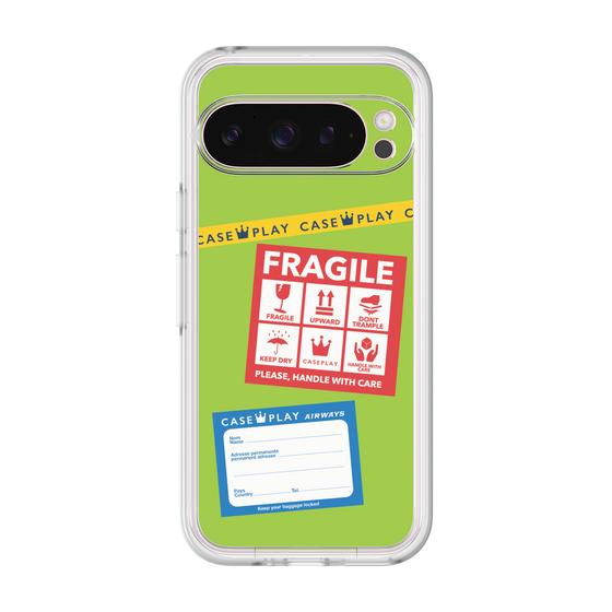 Premium Panel［ FRAGILE Stickers - Green ］